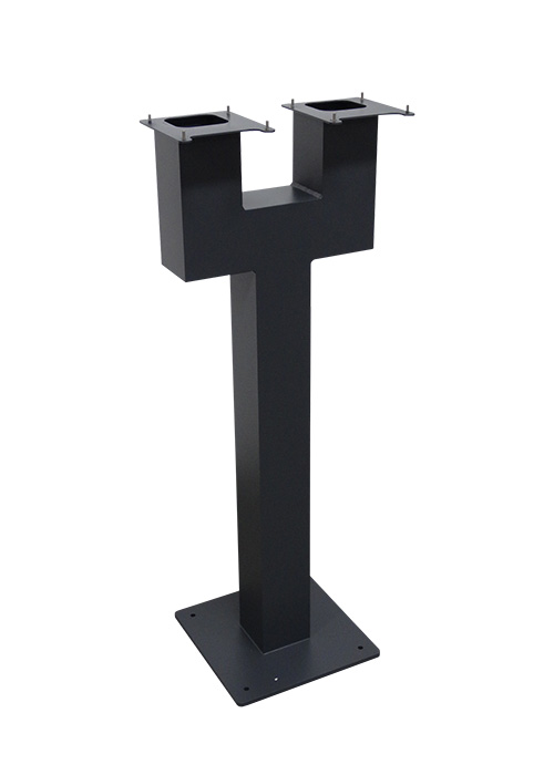 Double mounting column